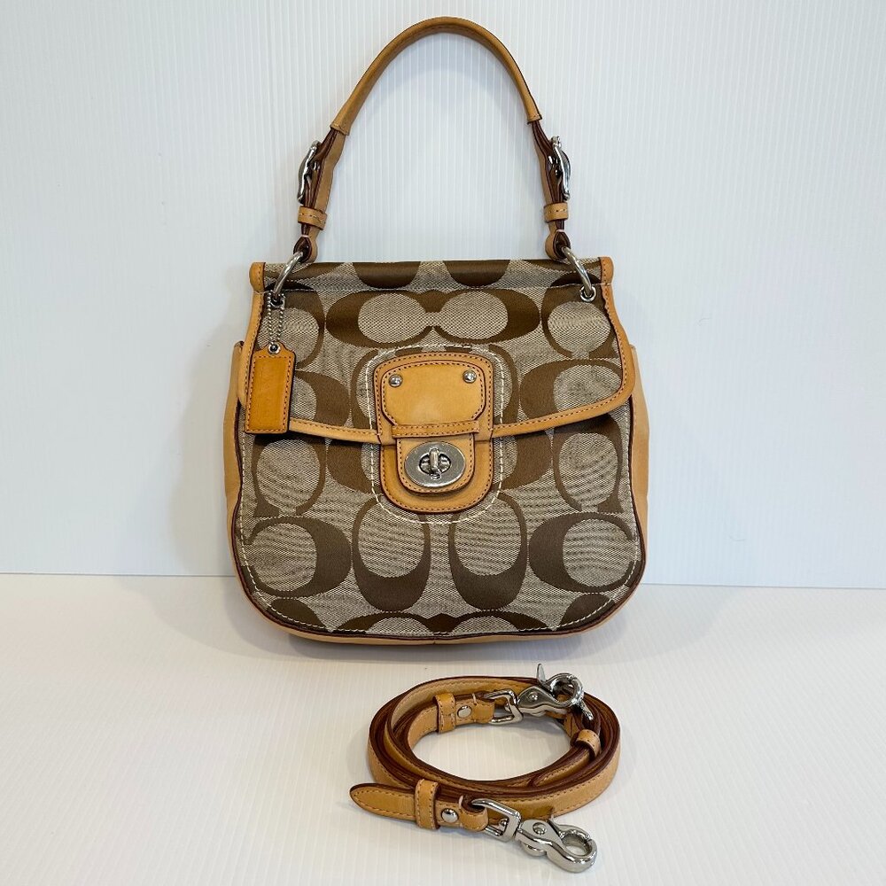 Coach Limited Edition Willis 70th Anniversary Signature Canvas with Vachetta